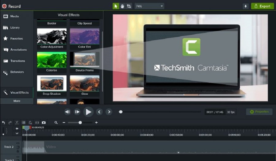 TechSmith Camtasia Studio 2020 Free Download
