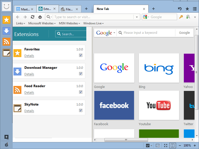 maxthon cloud browse install